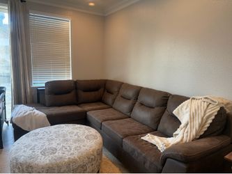 6 months new L shaped couch