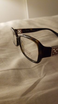 Coach glasses. No prescription.