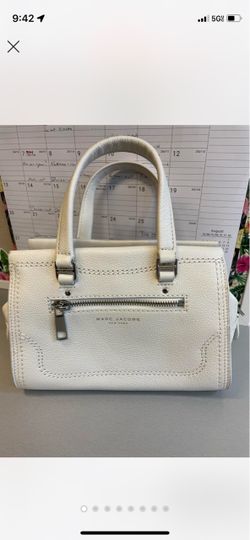 Marc Jacobs White Leather Mini Satchel