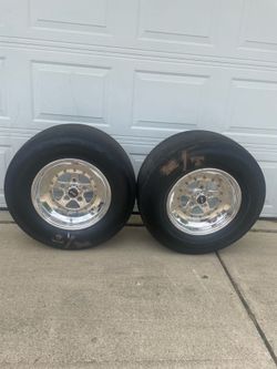 Weld Alumastars drag wheels and slicks