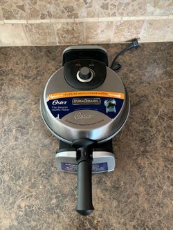 Oster DuraCeramic Flip Belgian Waffle Maker