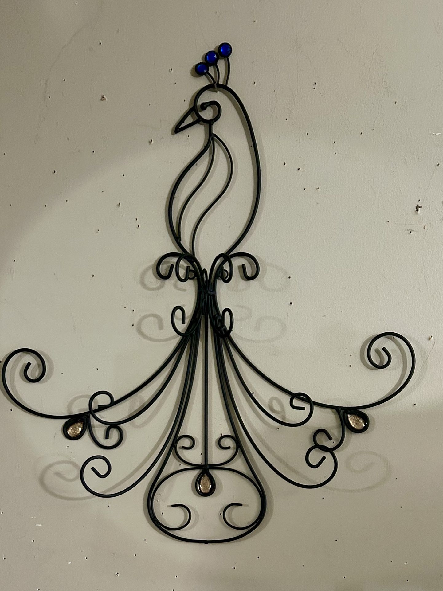Pretty Peacock Wall Decor 24x20