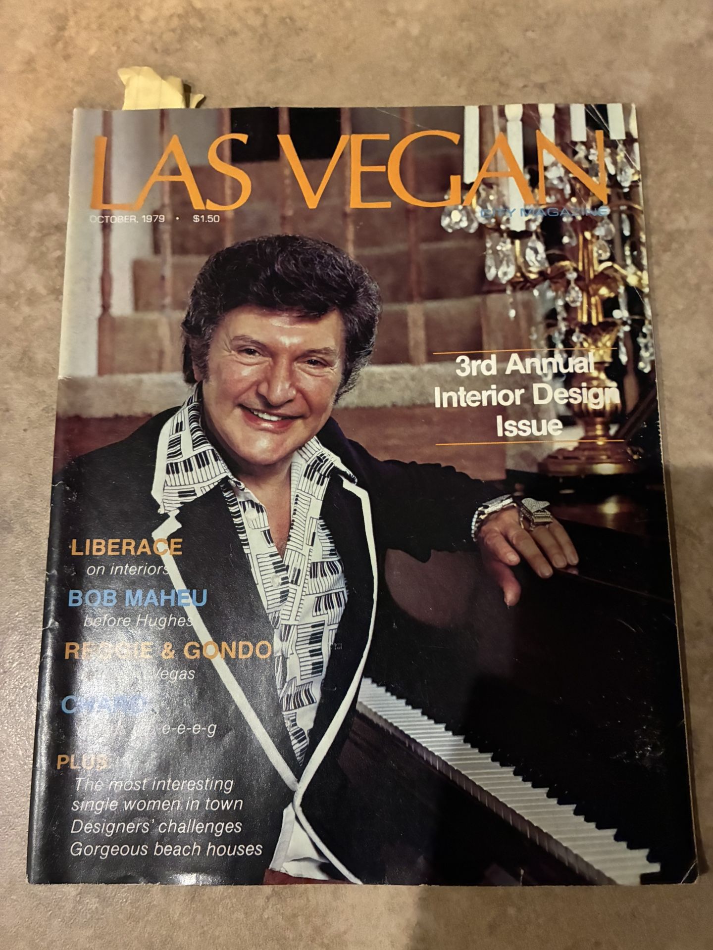 Vintage Liberace magazine $20