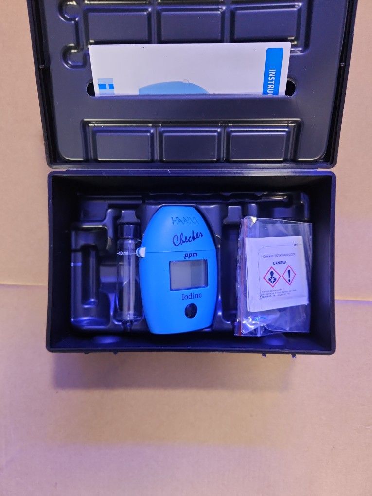 Hanna Iodine Tester