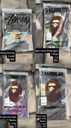 ALL BAPES $25