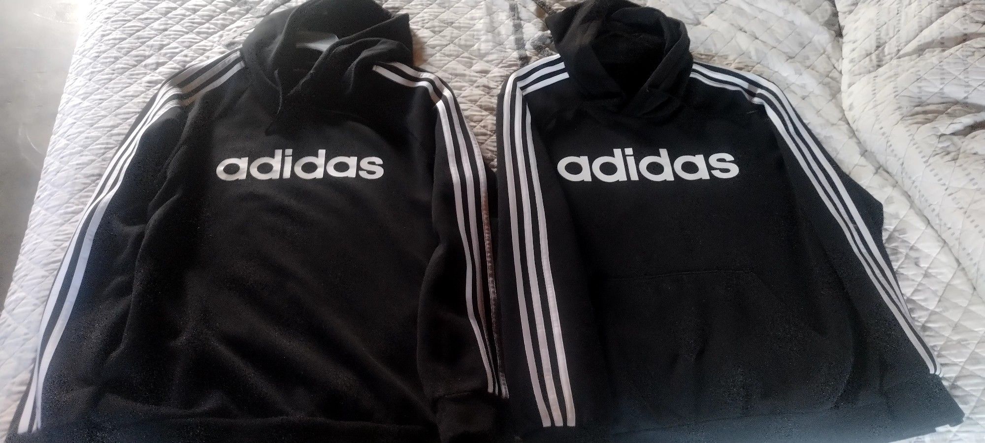 Matching Adidas Hoodies Men XL And Women L