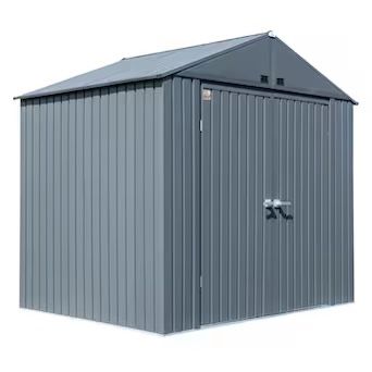 New - Arrow 8-ft x 6-ft Elite Galvanized steel Storage Shed