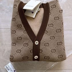 New- Gucci Kid Cardigan （Size 12Y）