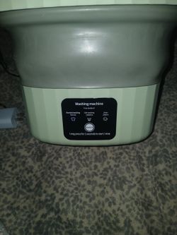 Foldable washing machine