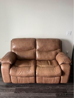 Leather Recliner Loveseat (Ashley Furniture)