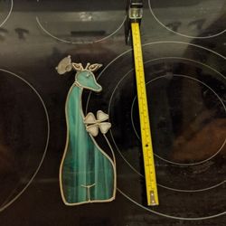 Green Giraffe Suncatcher