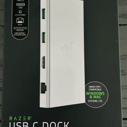 Razer USB-C Dock, a multiport adapter for laptops and desktops