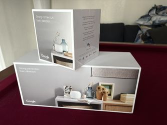 Google Nest - WiFi Router And 3 Extenders - One Piece Still Plastic Wrapped - Never Used