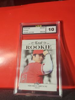 Shohei Ohtani RC Grade 10 Angels 1 Baseball Rookie Card Leaf 2018 Anaheim UCG GEM MT 10
