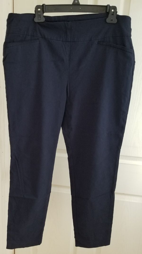 van heusen bright navy pants