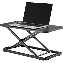 Laptop, Keyboard and Mouse Stand | Sit Stand Adjustable Riser for Standing Desks