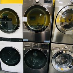 Lg Washer And Dryer Black Stainless Steel 11$ Down Payment 