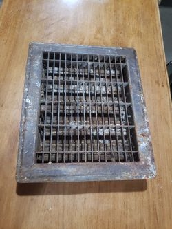 Antique floor grate