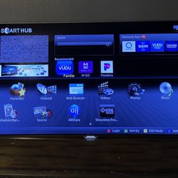 50’in Samsung Smart Hub Tv