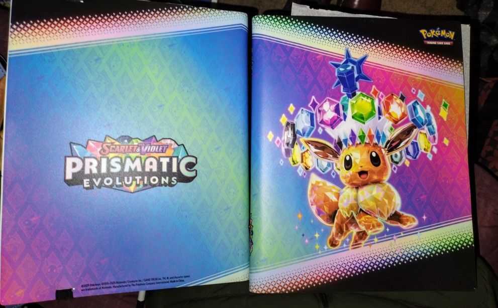 $100 For 2 Pokemon Scarlet & Violet Prismatic Evolution Binder(s) Collection