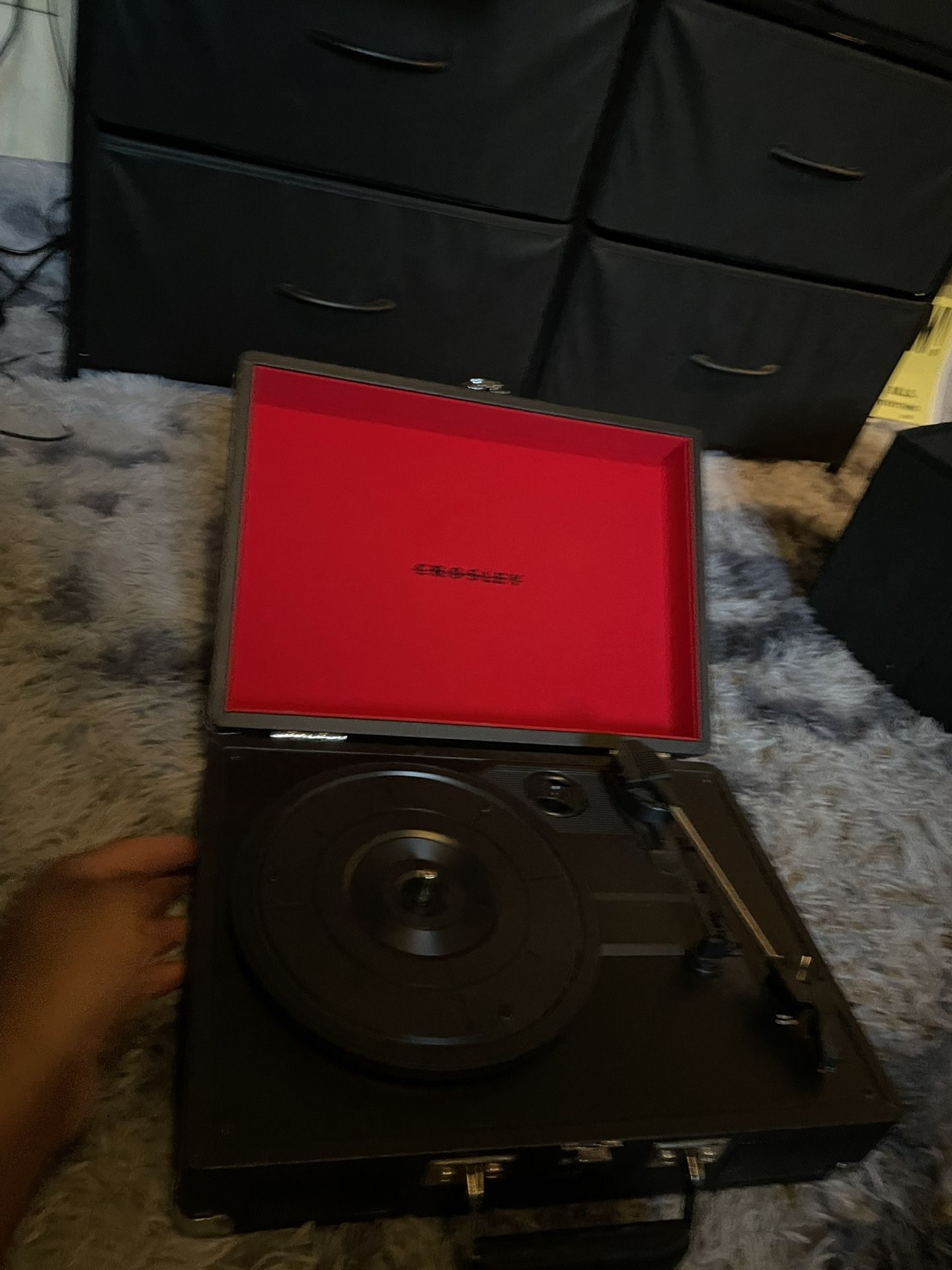 Crosby Suitcase Record Player