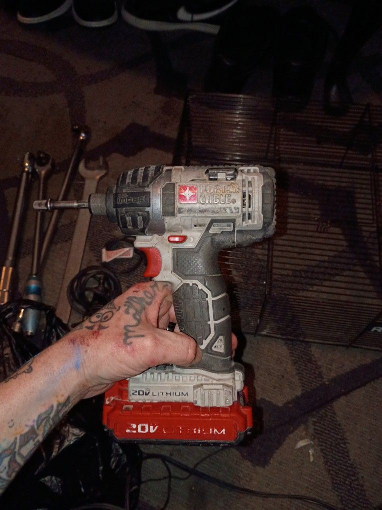 Torque Drill And Battery And Charger