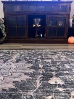 Brown  credenza