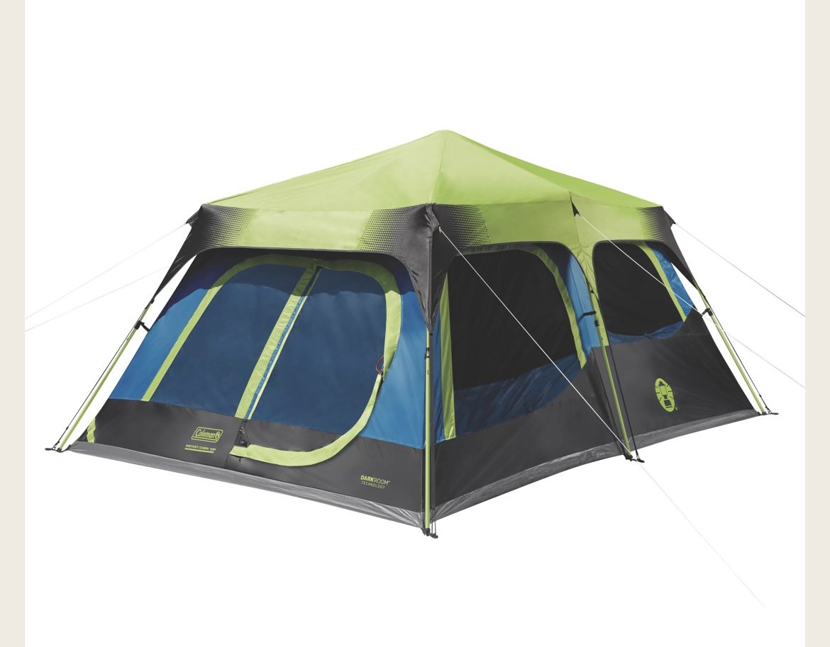 Coleman 10-Person Dark Room Instant Cabin Tent with Rainfly (New)