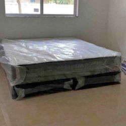 New KING Size Mattress With Box Spring Set Free Boxspring COLCHONES King SIZE Bed 
