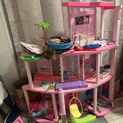 Pre-built like New Barbie Dream House