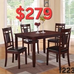 TABLE PLUS 4 CHAIRS SPECIALS DEALS FINANCIAMIENTO DISPONIBLE EASY CREDIT FINANCE NO MONEY DOWN
