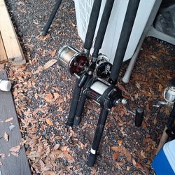 Fishing rods,-Used Very Little-FIRST $300 Takes
