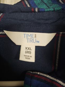 Time & Tru Women's Dress Shirr