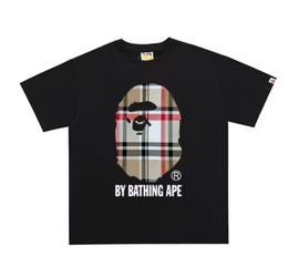 BAPE By Bathing Ape Plaid Graphic T-Shirt