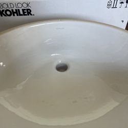 Kohler Caxton Vitreous China Undermount Vitreous China Sink in White 2211-0