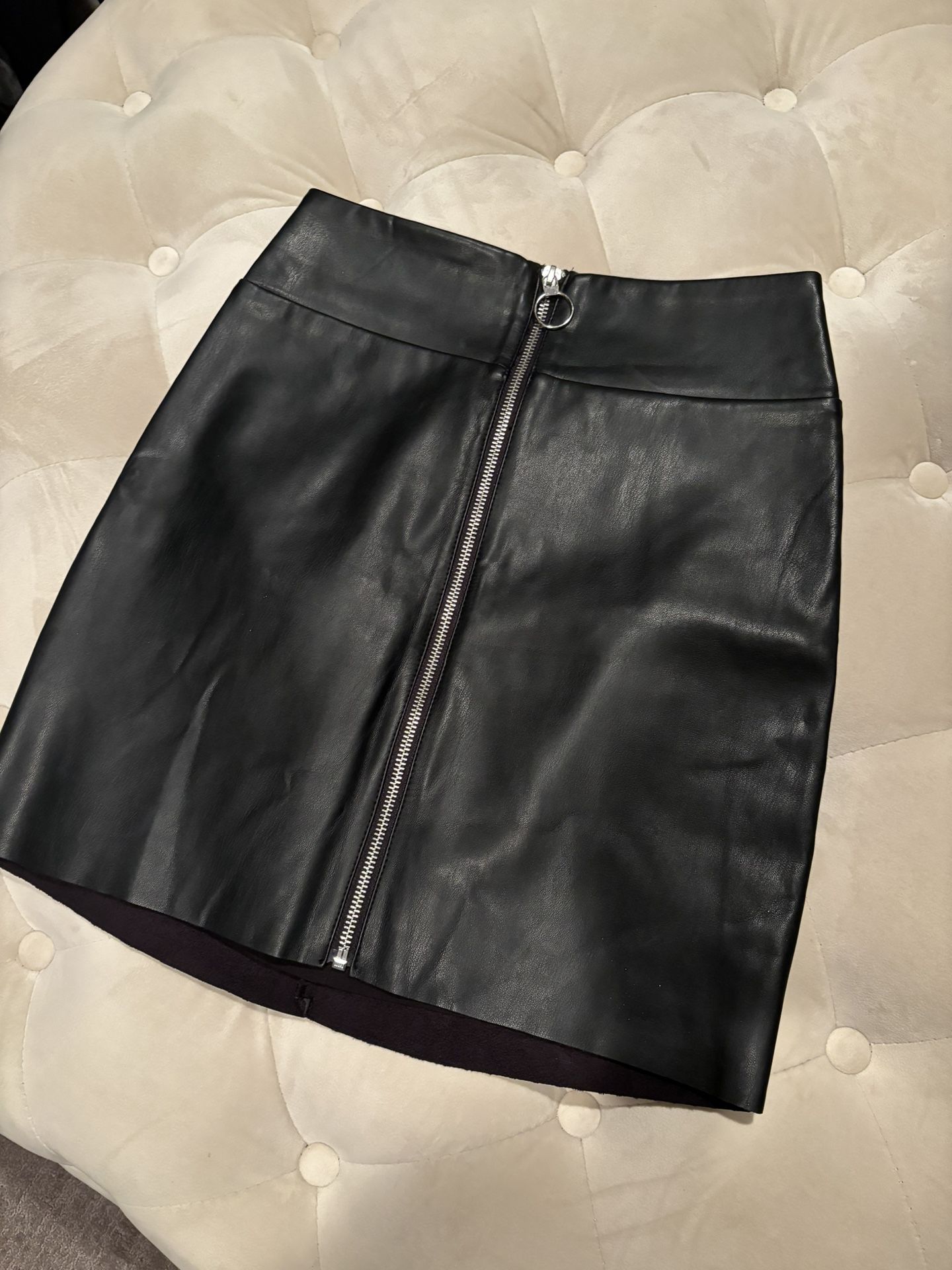 Express faux Leather Skirt 