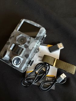 LantooCam Camo Trail Camera with Accessories