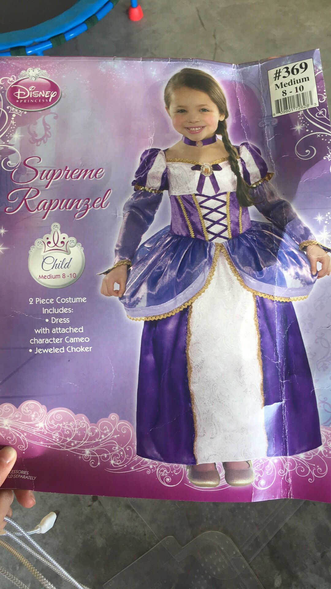 Rapunzel Costume Girls 8-10
