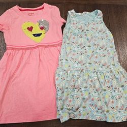 2 Girl Dresses Size 6