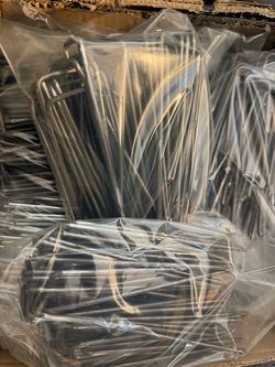 Turf staples for weed barrier landscaping cloth weed barrier $10 for 50 pcs
