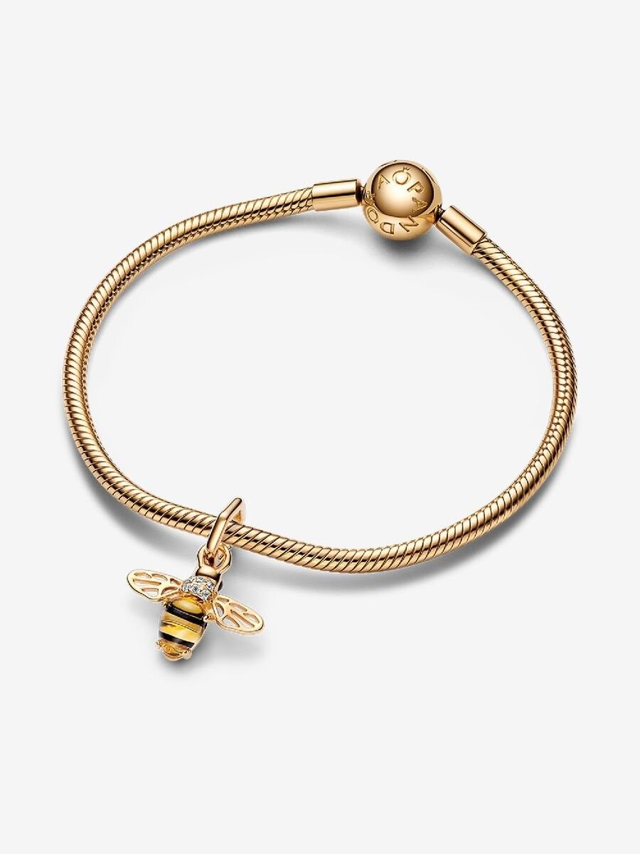 Pandora Sparkling Bee Dangle Charm