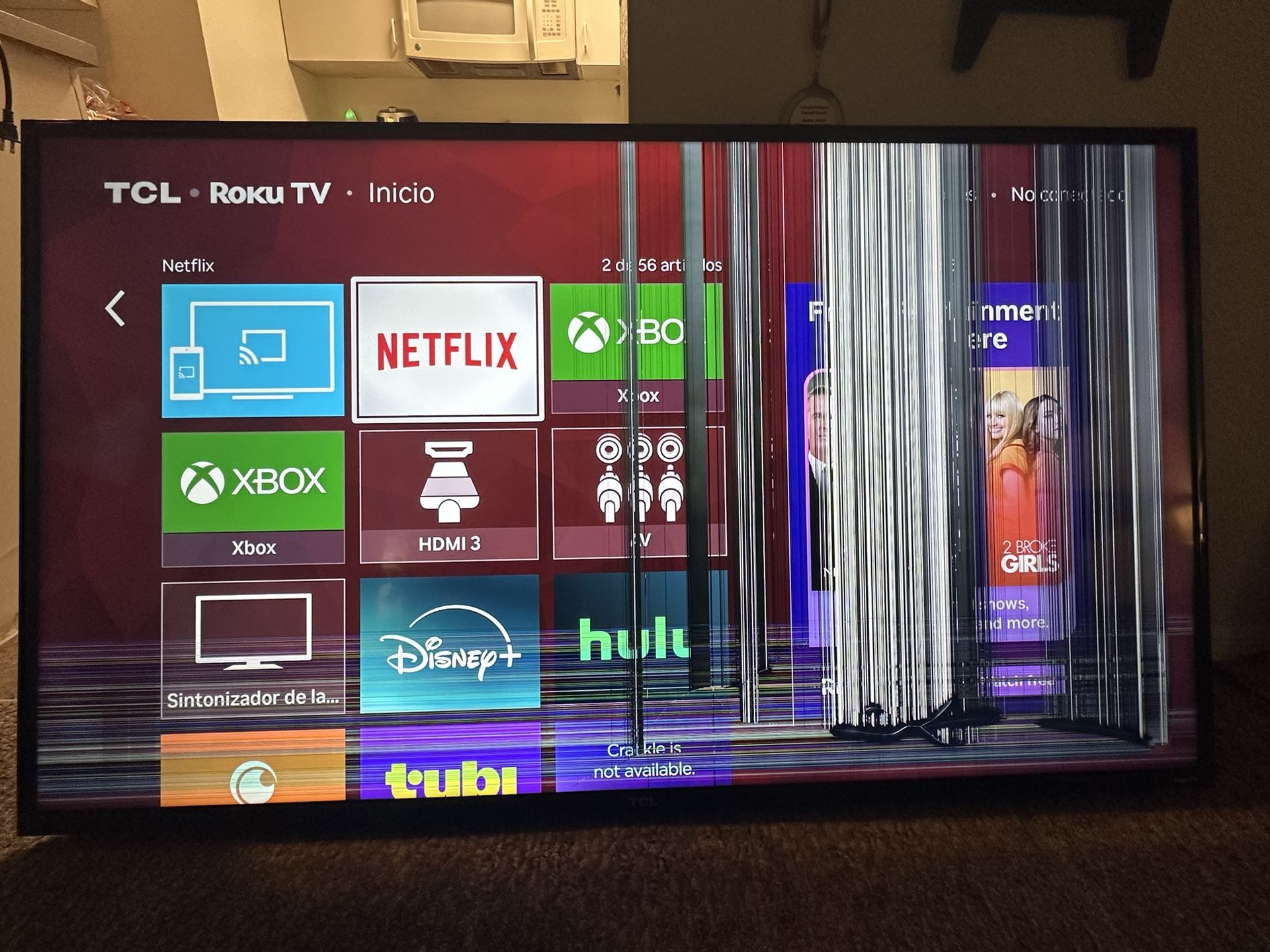 50” TCL Roku TV