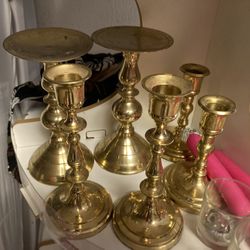 Brass Candle Holders 