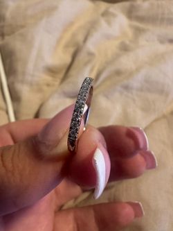 10k Diamond wedding band