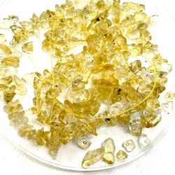 22” Strand Of Citrine Nugget Beads 