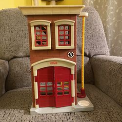 Fisher Price Imaginext FireHouse Replacement Fire Station Building Only