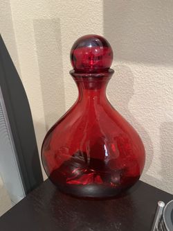 Red Glass Decoration