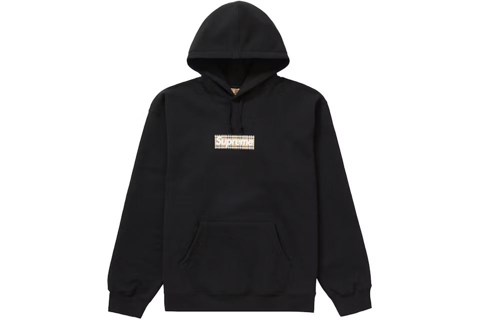 Supreme x Burberry Boxed Logo Hoodie