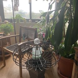 Wooden Planters And Chair