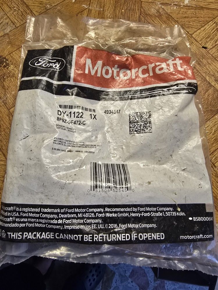 Motorcraft Oxygen Sensor.